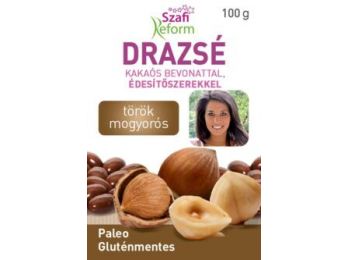 Szafi reform törökmogyorós drazsé kakaó bevonattal, édesítőszerekkel (gluténmentes, paleo) 100 g