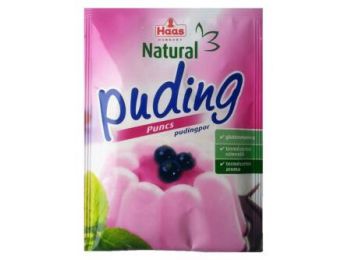 Haas natural gluténmentes puncs pudingpor 40 g