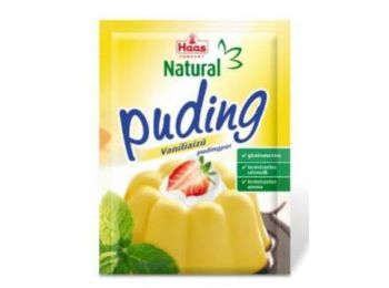 Haas natural gluténmentes vaníliás pudingpor 40 g