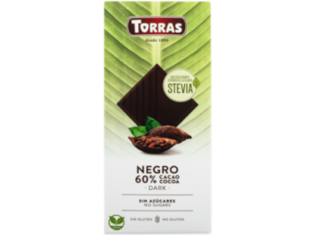 Torras stevia hozzáadott cukormentes étcsokoládé (gluté