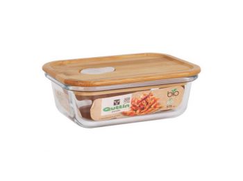 Négyszögletes uzsonnás doboz fedéllel Quttin Kristály B