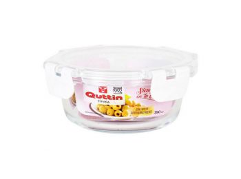 Hermetikus ebéddoboz Quttin Kör alakú Akril Átlátszó K