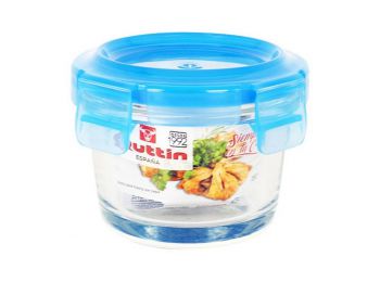 Hermetikus ebéddoboz Quttin Kör alakú Kristály Kék Kapa