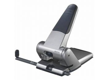 Lyukasztó, nagyteljesítményű, kétlyukú, 65 lap, LEITZ 