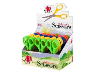 Olló display, iskolai, 13,5 cm, ICO Süni, vegyes szín (TI