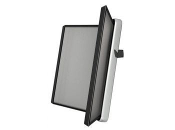 Bemutatótábla tartó, fali, 10 db bemutatótáblával, TAR