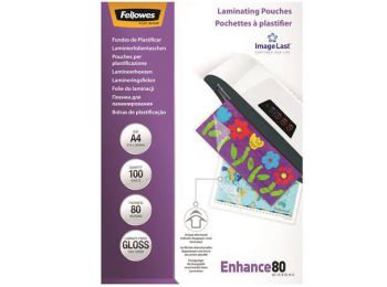 Meleglamináló fólia, 80 mikron, A4, fényes, 100 db,  FEL