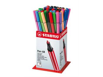 Rostirón display, 1 mm, STABILO Pen 68 , vegyes színek (TST6860)