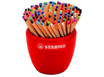 Tűfilc display, 0,4 mm, STABILO Point 88 kerámia, vegyes s