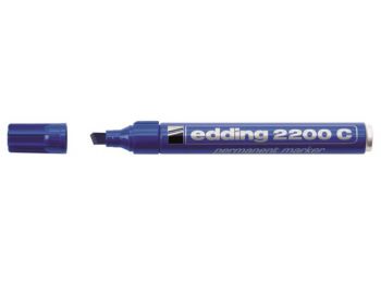 Alkoholos marker, 1-5 mm, vágott, EDDING 2200, kék (TED2200K)