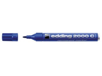 Alkoholos marker, 1,5-3 mm, kúpos, EDDING 2000, kék (TED2000K)