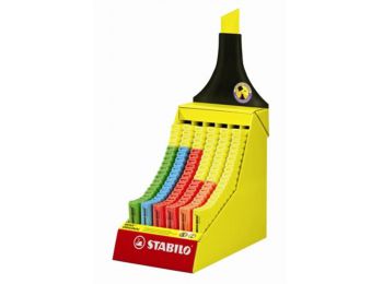 Szövegkiemelő display, 2-5 mm, STABILO Boss, vegyes (TST70
