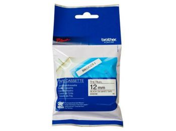 Feliratozógép szalag, 12 mm x 8 m, BROTHER, M-K231BZ fehé