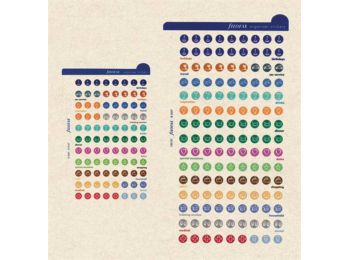 Kalendárium betét, öntapadó szervezőcímke, nagy FILOFA