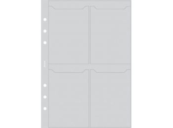 Kalendárium betét, kártyatartó, personal méret, FILOFAX
