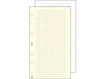 Kalendárium betét, jegyzetlap, M, kockás, SATURNUS, chamo