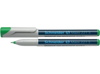 Alkoholmentes marker, OHP, 0,4 mm, SCHNEIDER Maxx 221 S, zö