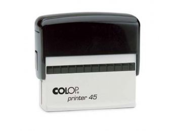 Bélyegző, COLOP Printer 45, fekete párnával (IC1264500)