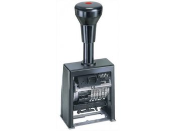 Sorszámbélyegző, automata, műanyag, 6 karakter, 4,5 mm, 