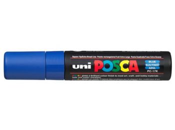 Dekormarker, 10-15 mm, UNI Posca PC-17K, kék (TUPC17KK)