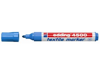 Textilmarker, 2-3 mm, kúpos, EDDING 4500, világoskék (TED