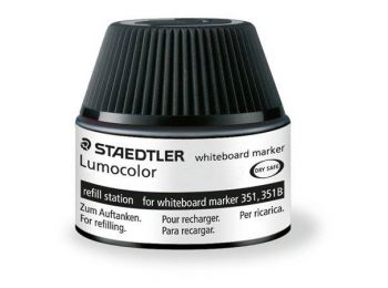 Utántöltő táblamarkerhez, STAEDTLER Lumocolor, fekete (T