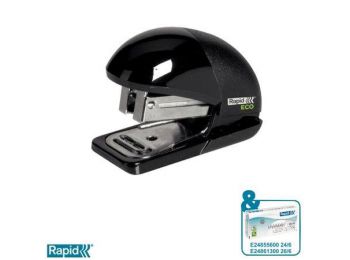 Tűzőgép, újrahasznosított, 24/6, 26/6, 10 lap, RAPID Ec