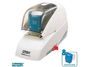 Tűzőgép, elektromos, 50 lap, lapos tűzés, RAPID 5050e S