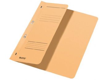 Gyorsfűző, lefűzhető, karton, A4 feles, LEITZ, chamois (