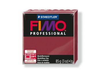 Gyurma, 85 g, égethető, FIMO Professional, bordó (FM80042