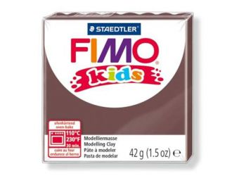 Gyurma, 42 g, égethető, FIMO Kids, barna (FM80307)