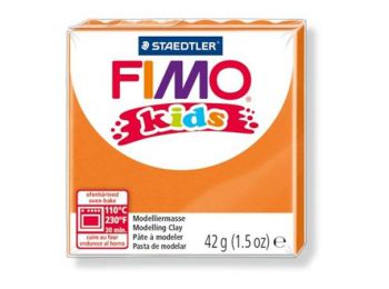Gyurma, 42 g, égethető, FIMO Kids, narancssárga (FM80304)