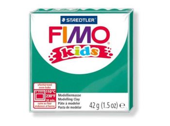 Gyurma, 42 g, égethető, FIMO Kids, zöld (FM80305)