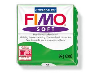 Gyurma, 57 g, égethető, FIMO Soft, trópusi zöld (FM80205