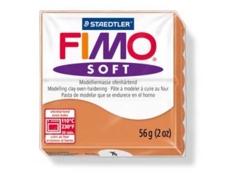 Gyurma, 57 g, égethető, FIMO Soft, konyak (FM802076)