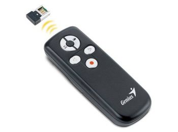 Prezentációs távirányító, lézermutatóval, vezeték n