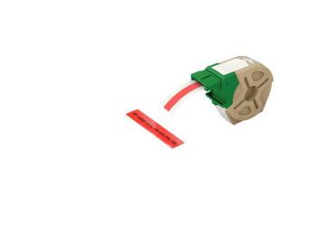 Etikett, folyamatos, műanyag, öntapadó, 12 mm x 10 m, LEI