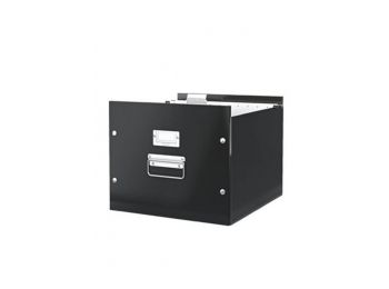 Irattároló doboz, függőmappának, LEITZ Click&Store, fek