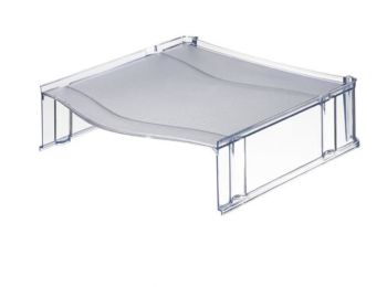 Irattálca magasító, LEITZ Plus, áttetsző füstszínű (