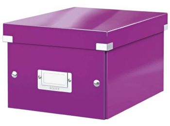Irattároló doboz, A5, LEITZ Click&Store, lila (E60430062)