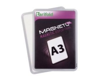 Mágneses keret, A3, TARIFOLD Magneto Solo, ezüst (TF195060)
