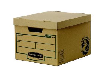 Archiválókonténer, karton, standard, BANKERS BOX® EARTH 
