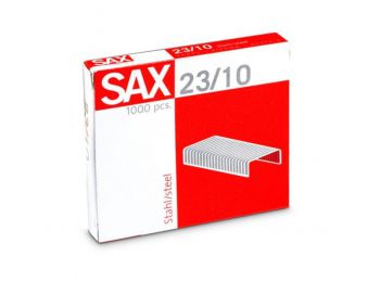 Tűzőkapocs, 23/10, horganyzott, SAX (ISAK2310)