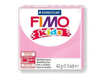 Gyurma, 42 g, égethető, FIMO Kids, pink (FM8030220)