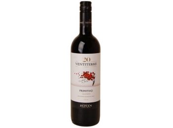 Zonin VentiTerre Primitivo Francia vörösbor 2019 0,75