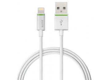 USB kábel, iPhone/iPod/iPad készülékhez, 2 m, lightning,