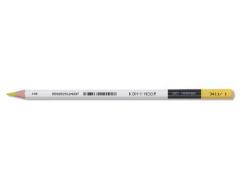 Szövegkiemelő ceruza, KOH-I-NOOR 3411, sárga (TKOH3411S)