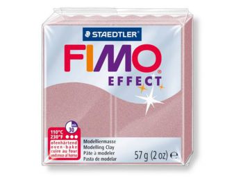Gyurma, 57 g, égethető, FIMO Effect, rózsaszín gyöngyh�