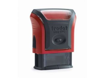 Bélyegző, TRODAT Printy 4910, piros ház, fekete párnáva