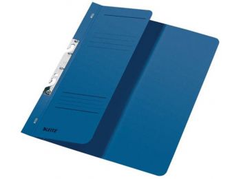 Gyorsfűző, karton, fémszerkezettel, A4 feles, LEITZ, kék